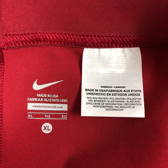 Nike Pro Elite Sponsored Burgundy Mens Tight Track Field USA MADE XL 824622-XXX - Picture 9 of 10